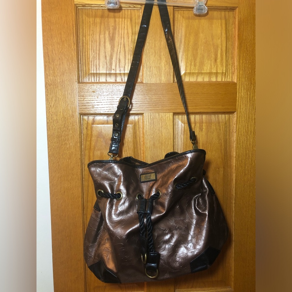 Gigi Hill Brown Drawstring Shoulder Bag -